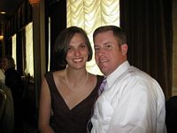 At Michele & Tom's wedding in Oct '08